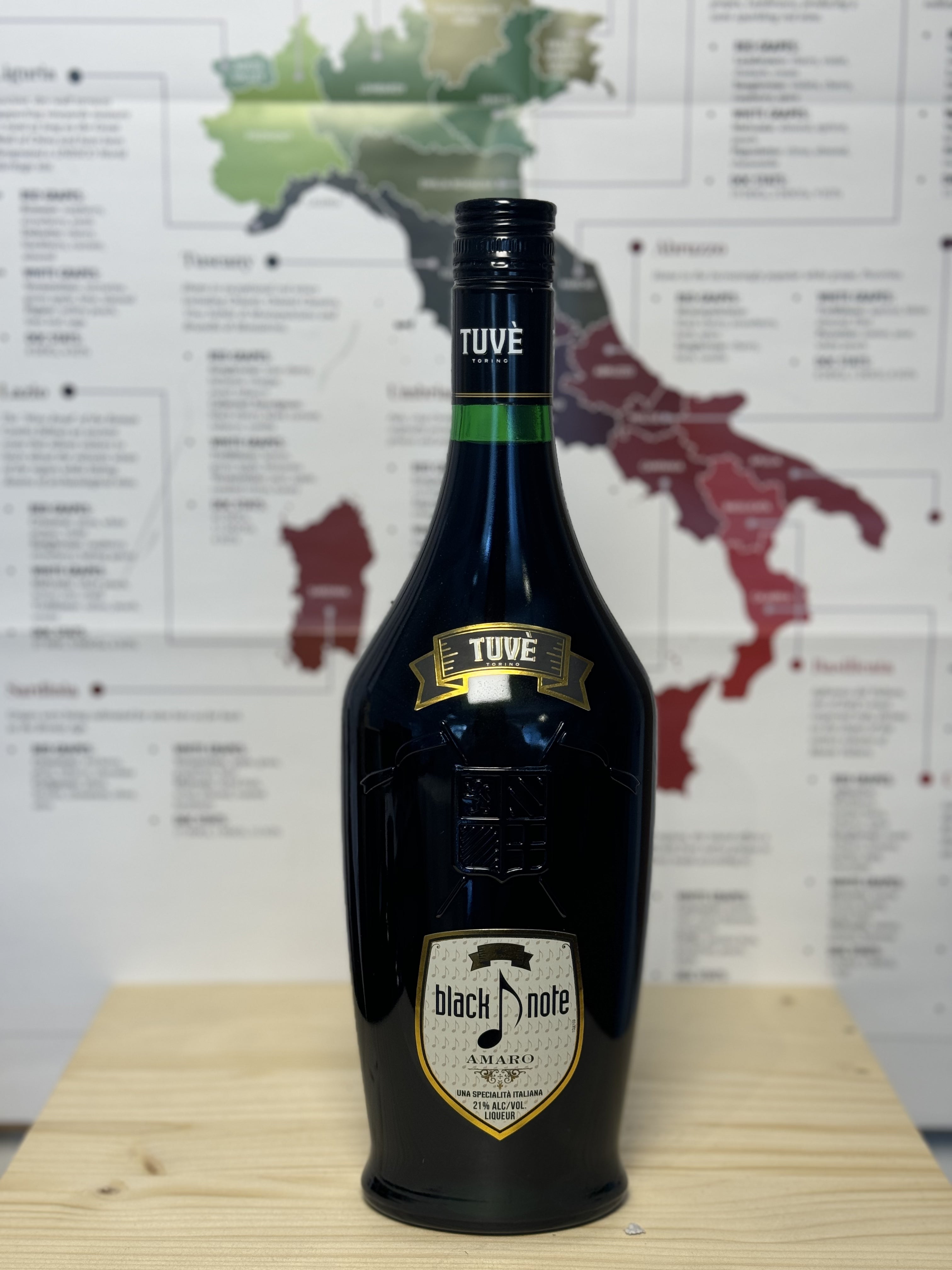 Turin Vermouth - Amaro Black Note Tuvè NV (700ml)