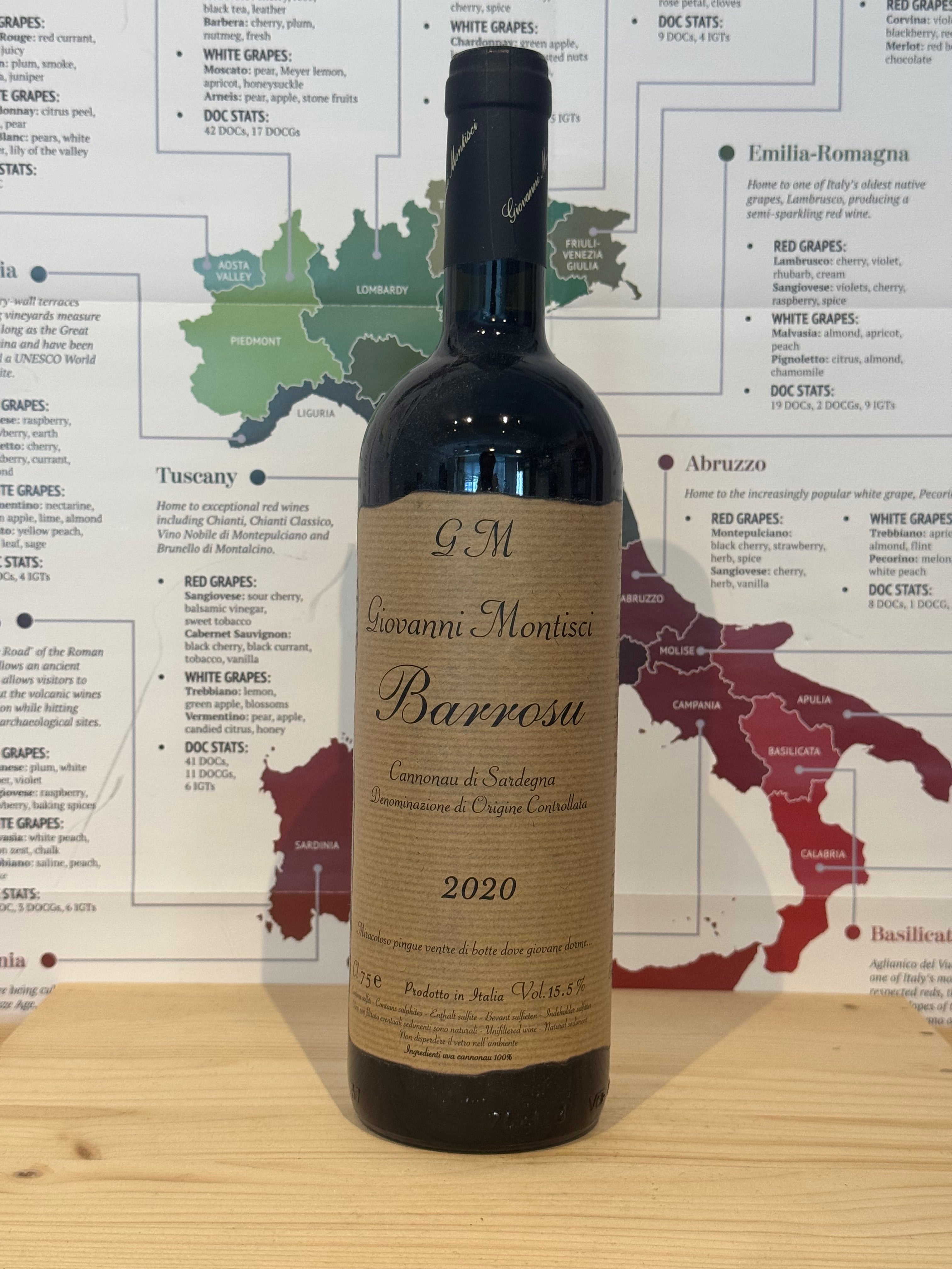 Giovanni Montisci - Cannonau di Sardegna DOC 'Barrosu'  2020
