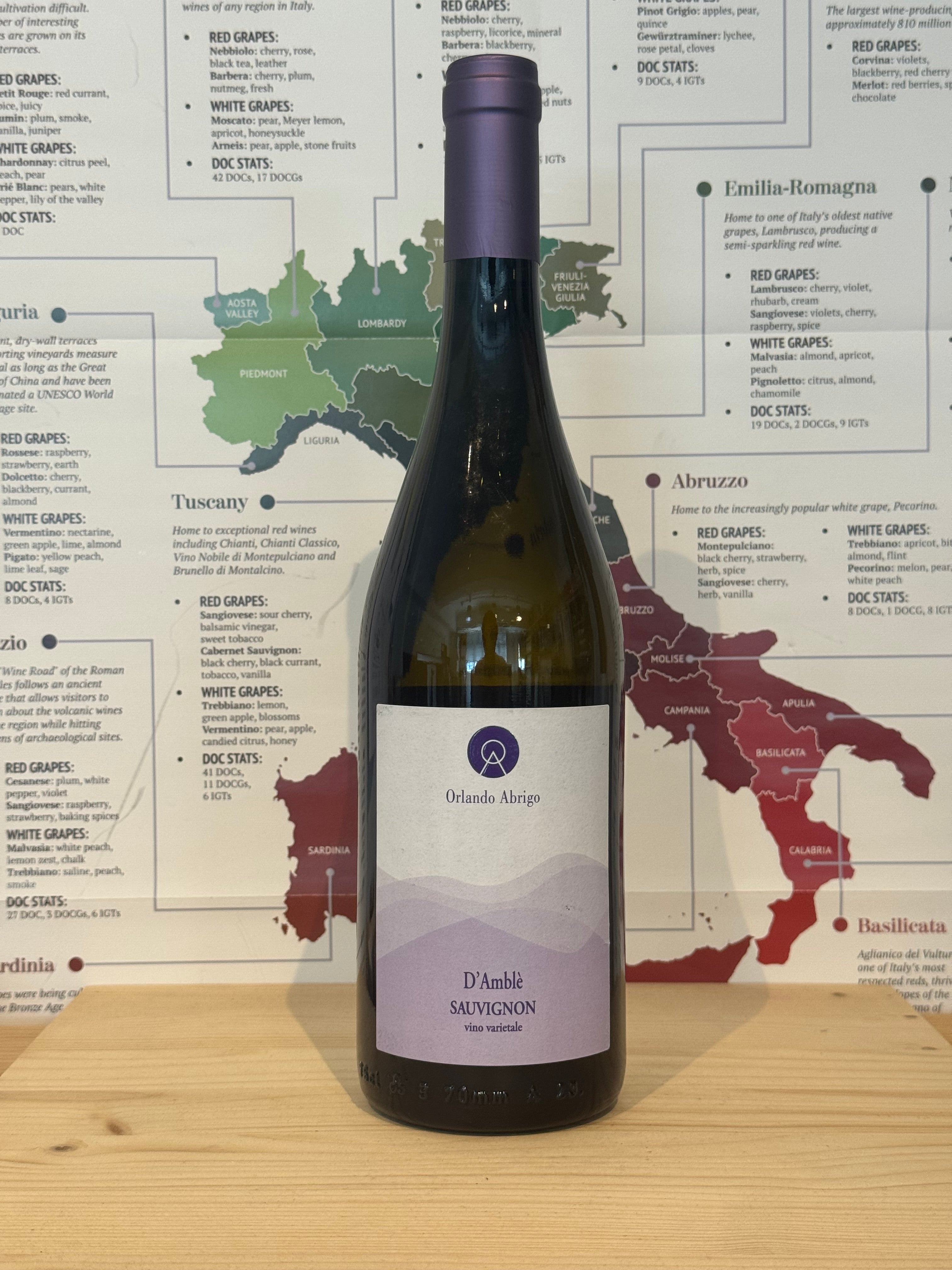 Orlando Abrigo - D'Amblè Sauvignon 2021