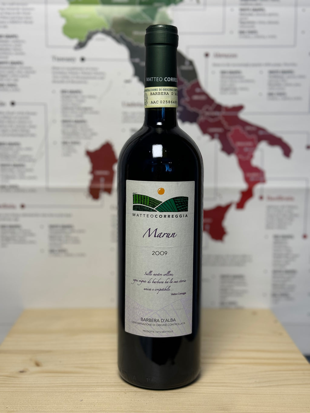 Matteo Correggia - Barbera d'Alba DOC Superiore 'Marun' 2009