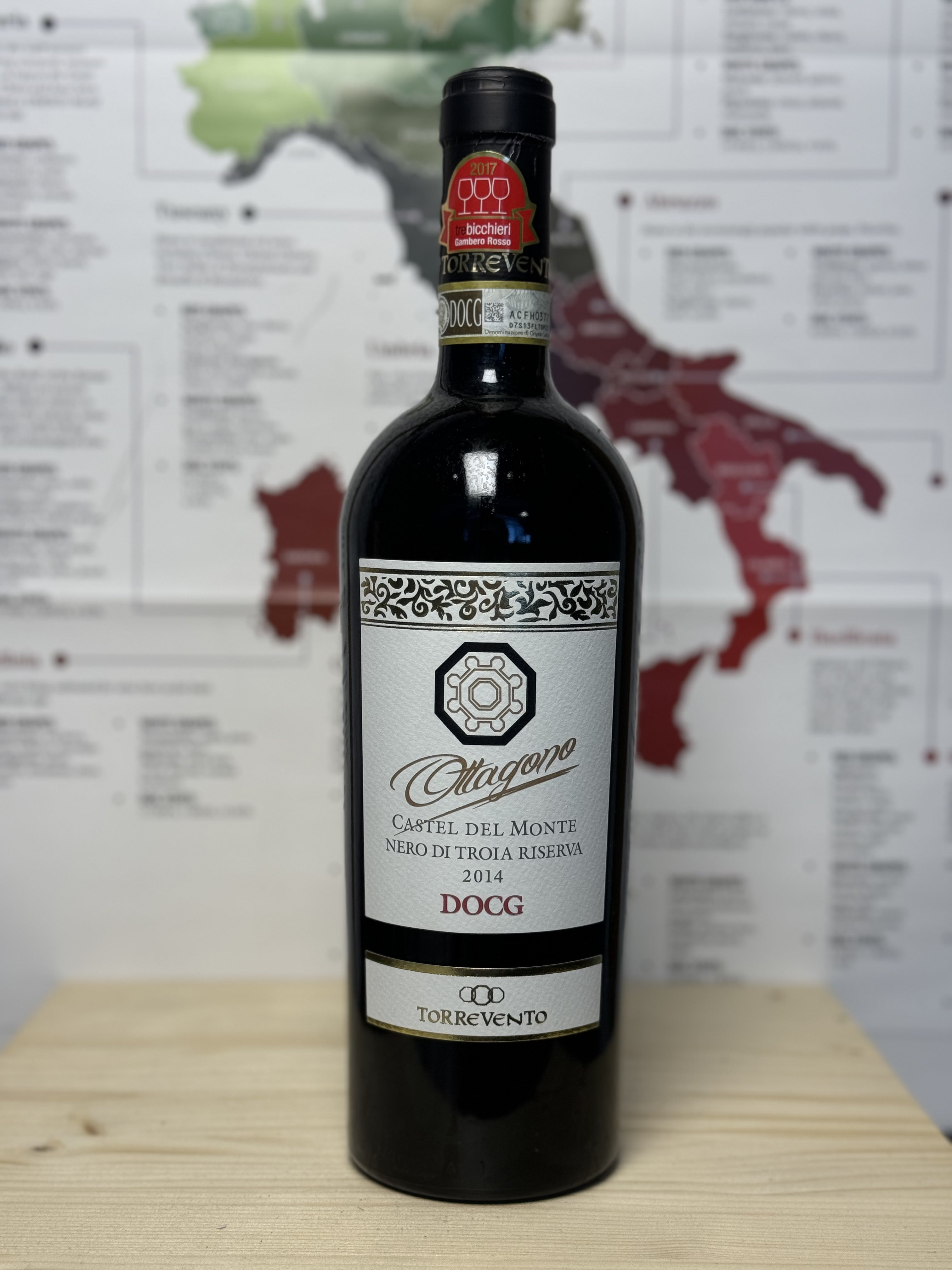 Torrevento - Torrevento - Castel del Monte DOCG Riserva 'Ottagono' 2014 - Buy Red Online Hong Kong - Cheese Meets Wine
