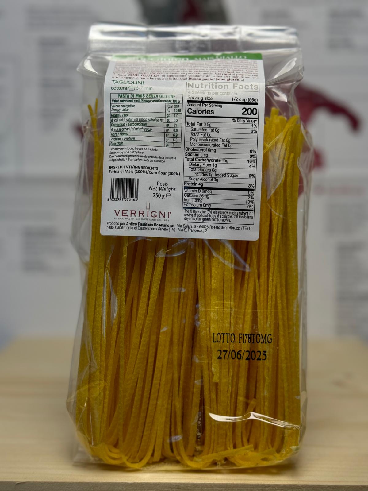 Verrigni - 'Tagliolini SineGluten' (250gr)