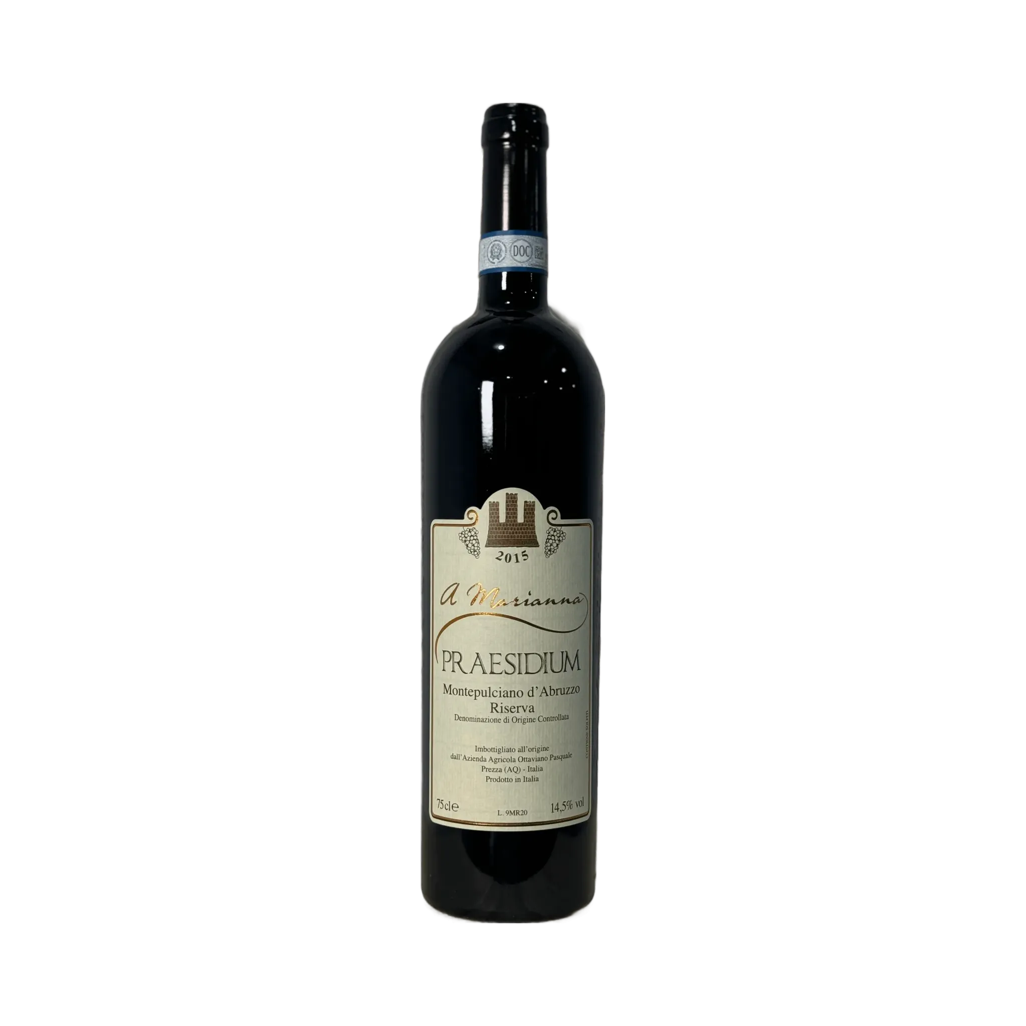 Praesidium - Montepulciano d'Abruzzo Riserva DOC 'A Marianna' 2015